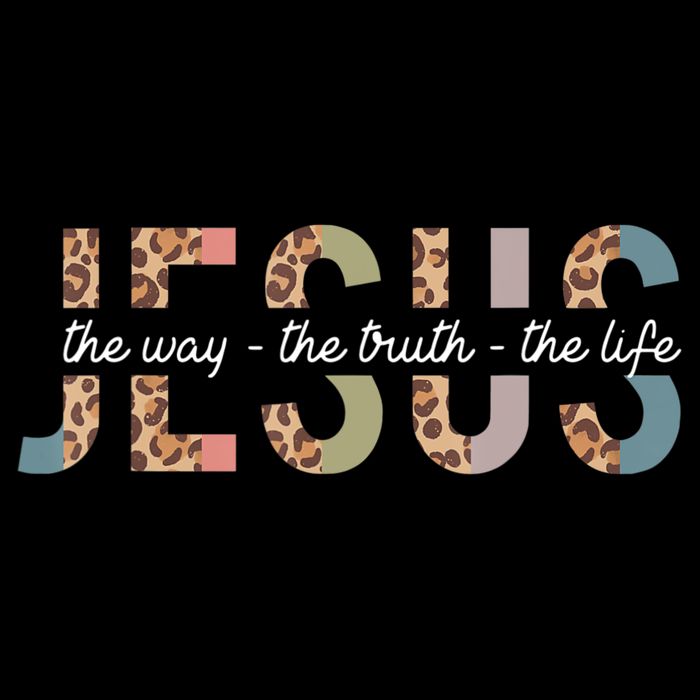Jesus The Way The Truth The Life Leopard Christian Women Impact Tech Backpack
