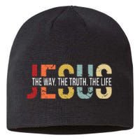 Jesus The Way Truth Life John 146 Christian Bible Vintage Sustainable Beanie