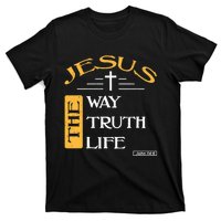 Jesus The Way Truth Life Christian T-Shirt