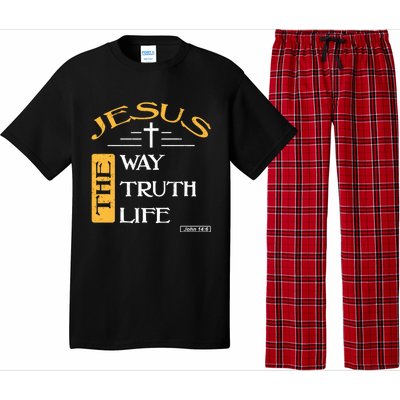 Jesus The Way Truth Life Christian Pajama Set