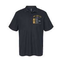 Jesus The Way Truth Life Christian Softstyle Adult Sport Polo