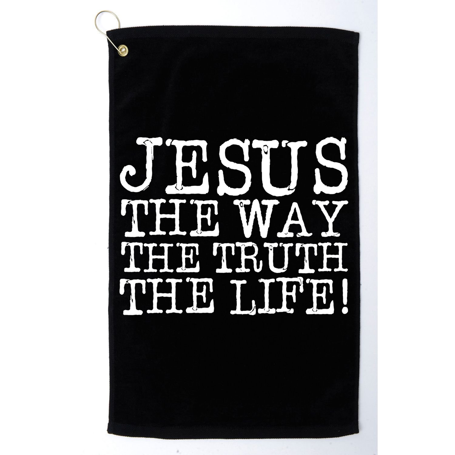 Jesus The Way The Truth The Life Golf Towel