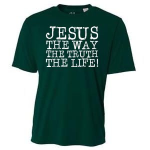 Jesus The Way The Truth The Life Cooling Performance Crew T-Shirt