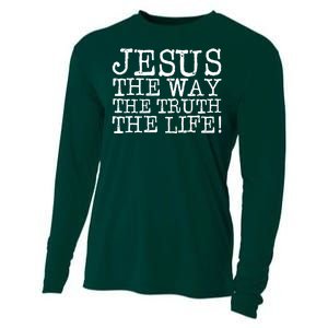 Jesus The Way The Truth The Life Cooling Performance Long Sleeve Crew