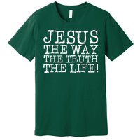 Jesus The Way The Truth The Life Premium T-Shirt