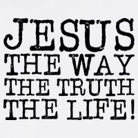Jesus The Way The Truth The Life Garment-Dyed Sweatshirt
