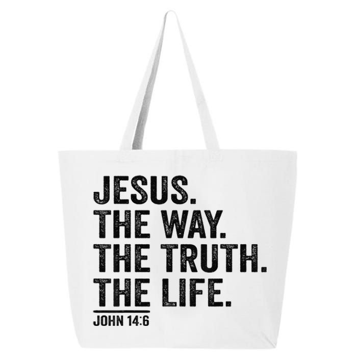 Jesus The Way Truth Life Christian 25L Jumbo Tote