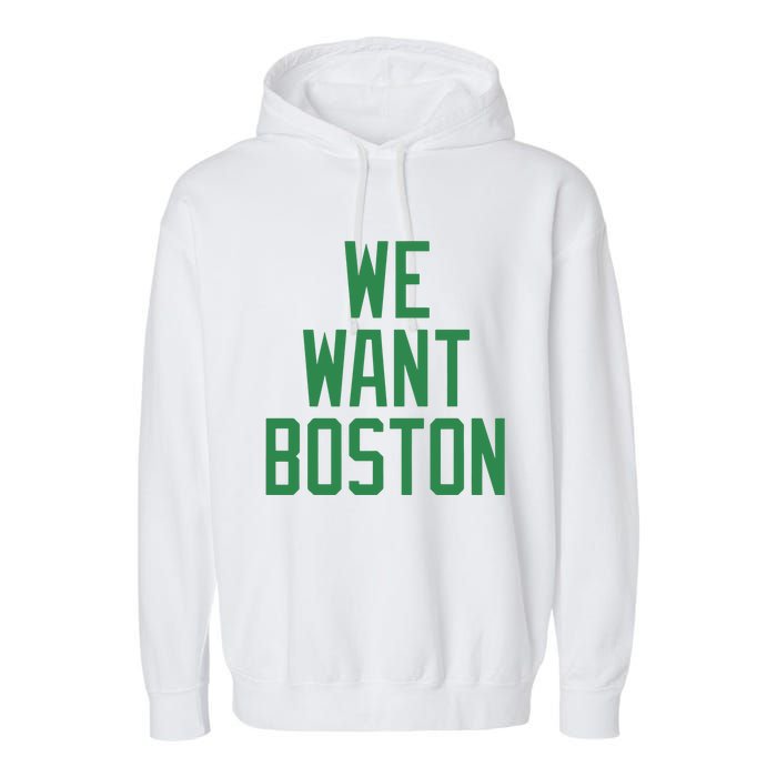 Jayson Tatum We Want Boston Garment-Dyed Fleece Hoodie