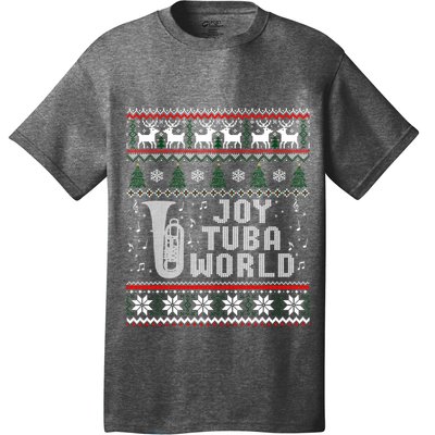 Joy Tuba World Funny Christmas Ugly Sweater T-Shirt