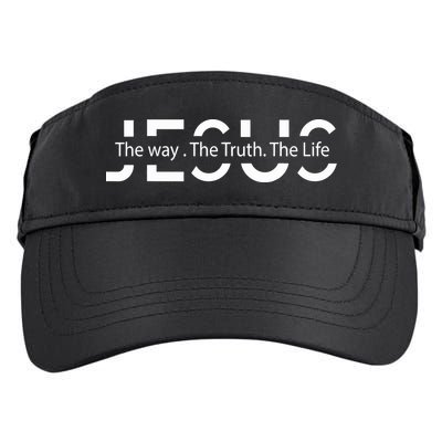 Jesus The Way The Truth The Life Jesus Christians Lover Adult Drive Performance Visor