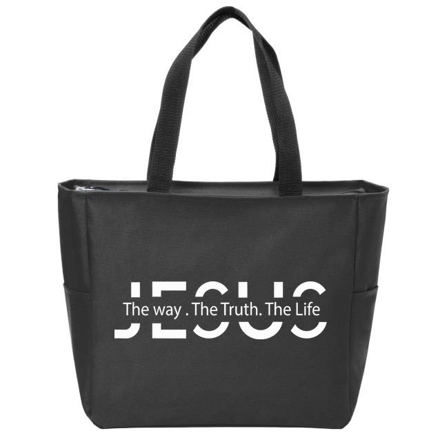 Jesus The Way The Truth The Life Jesus Christians Lover Zip Tote Bag