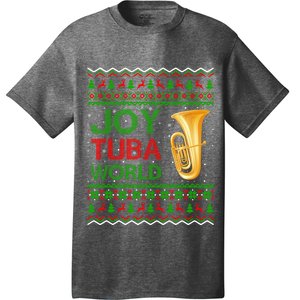 Joy Tuba World Music Lover Xmas Gift Ugly Tuba Christmas T-Shirt