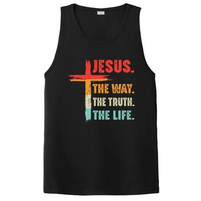 Jesus The Way The Truth The Life Christian PosiCharge Competitor Tank