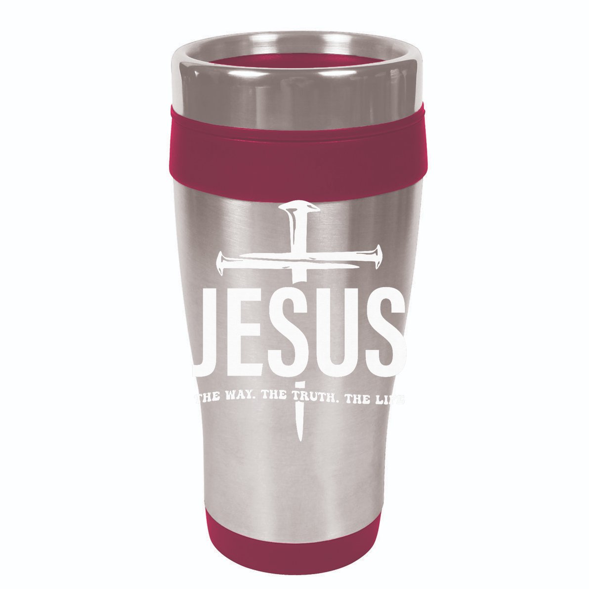 Jesus The Way. The Truth. The Life Ladies PosiCharge Tri-Blend Wicking Tank