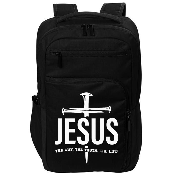 Jesus The Way. The Truth. The Life Impact Tech Backpack