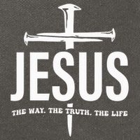 Jesus The Way. The Truth. The Life Cotton Canvas Backpack