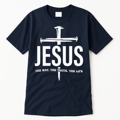 Jesus The Way. The Truth. The Life Tall T-Shirt
