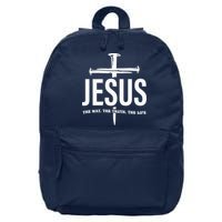 Jesus The Way. The Truth. The Life 16 in Basic Backpack