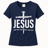 Jesus The Way. The Truth. The Life Womens T-Shirt