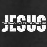 Jesus The Way The Truth The Life Christian Faith Bible 7 Panel Mesh Trucker Snapback Hat