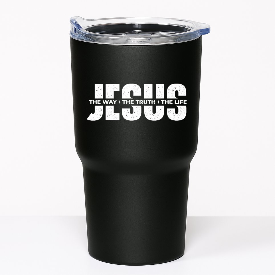 Jesus The Way The Truth The Life Christian Faith Bible Tumbler