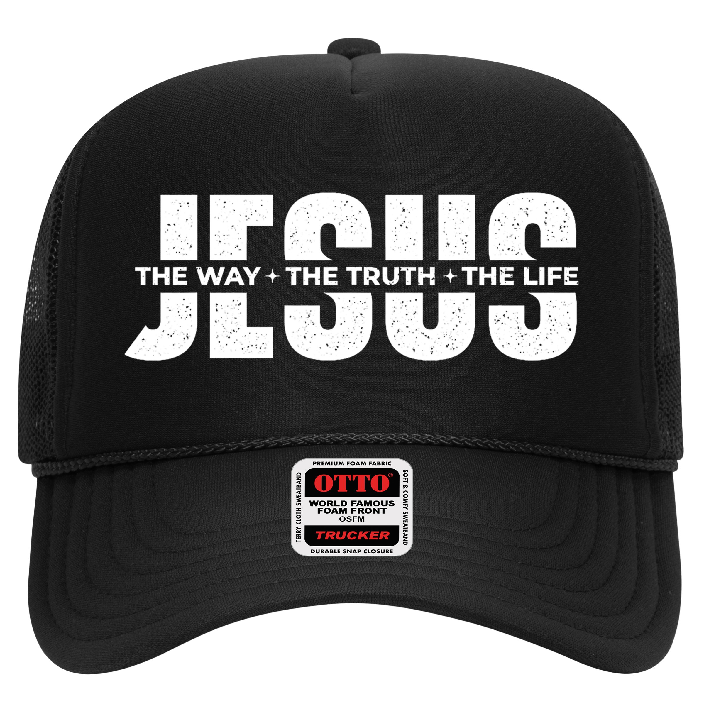 Jesus The Way The Truth The Life Christian Faith Bible Hat