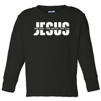 Jesus The Way The Truth The Life Christian Faith Bible Toddler Long Sleeve Shirt