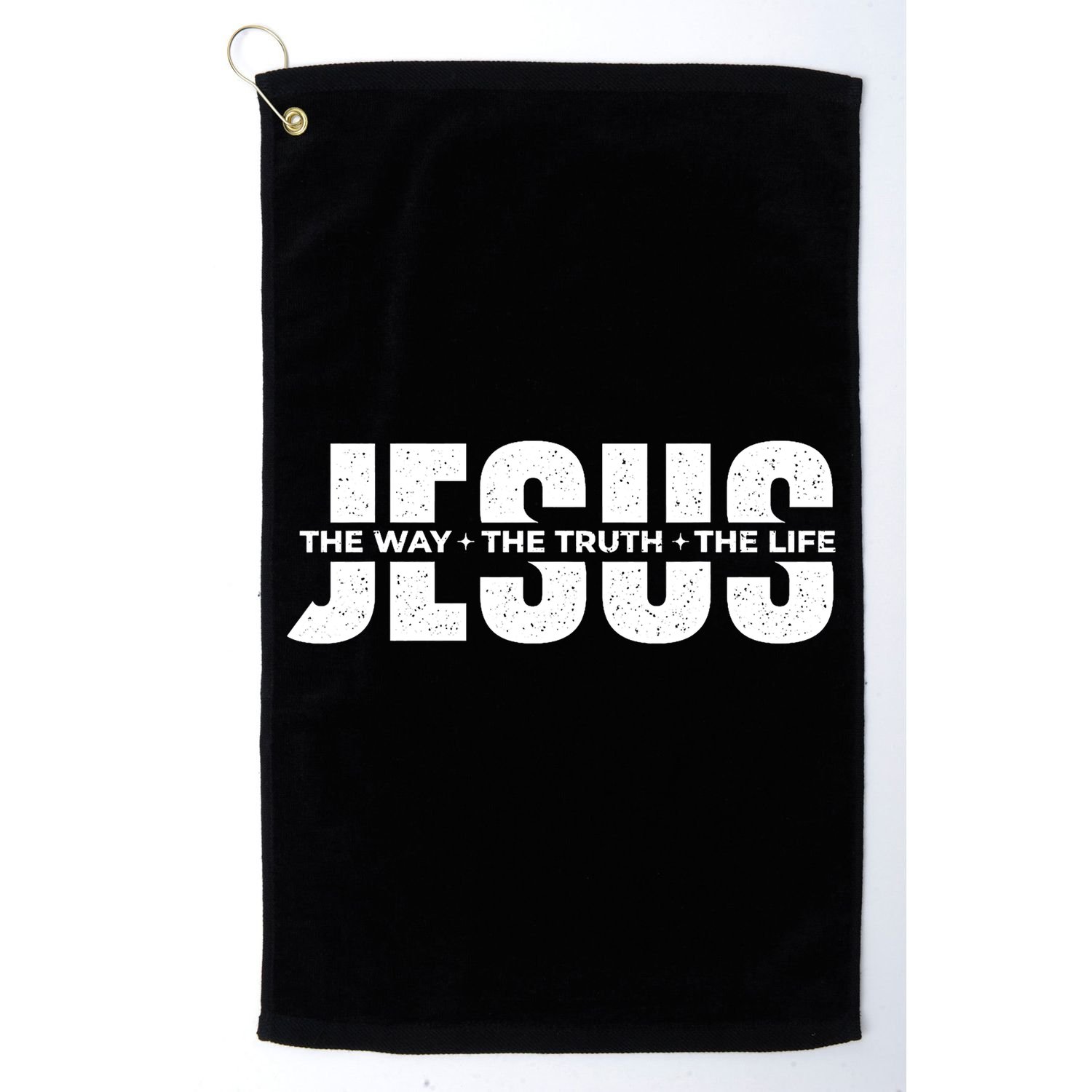 Jesus The Way The Truth The Life Christian Faith Bible Golf Towel