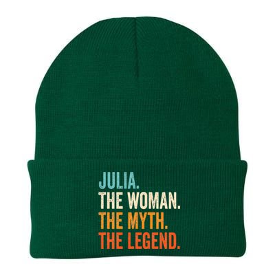 Julia The Woman The Myth The Legend First Name Julia Knit Cap Winter Beanie