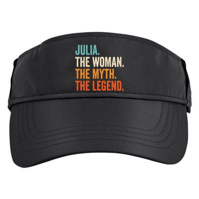 Julia The Woman The Myth The Legend First Name Julia Adult Drive Performance Visor