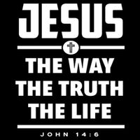 Jesus The Way The Truth The Life Bible Verse Jesus Gift Drawstring Bag