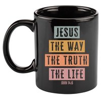 Jesus The Way Truth Life Bible Verse 11oz C Handle Ceramic Mug