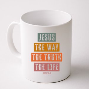 Jesus The Way Truth Life Bible Verse Coffee Mug