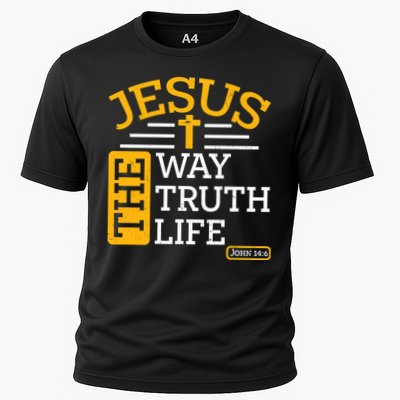 Jesus The Way Truth Life John 14:6 Performance Shirt