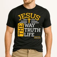 Jesus The Way Truth Life John 14:6 Cooling Performance Crew T-Shirt