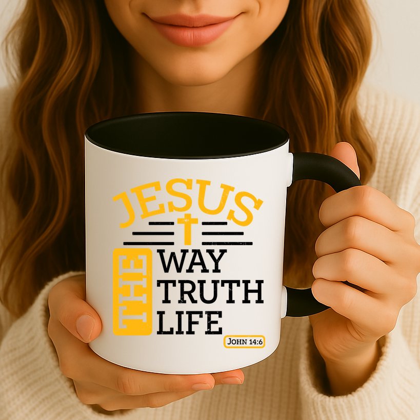 Jesus The Way Truth Life John 14:6 Mug