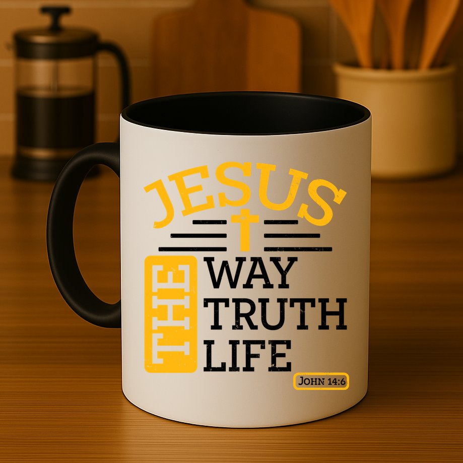 Jesus The Way Truth Life John 14:6 Mug