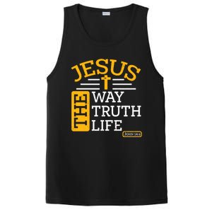 Jesus The Way Truth Life John 14:6 PosiCharge Competitor Tank