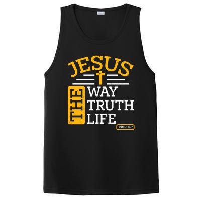 Jesus The Way Truth Life John 14:6 PosiCharge Competitor Tank