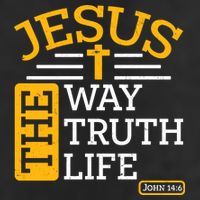 Jesus The Way Truth Life John 14:6 Golf Towel