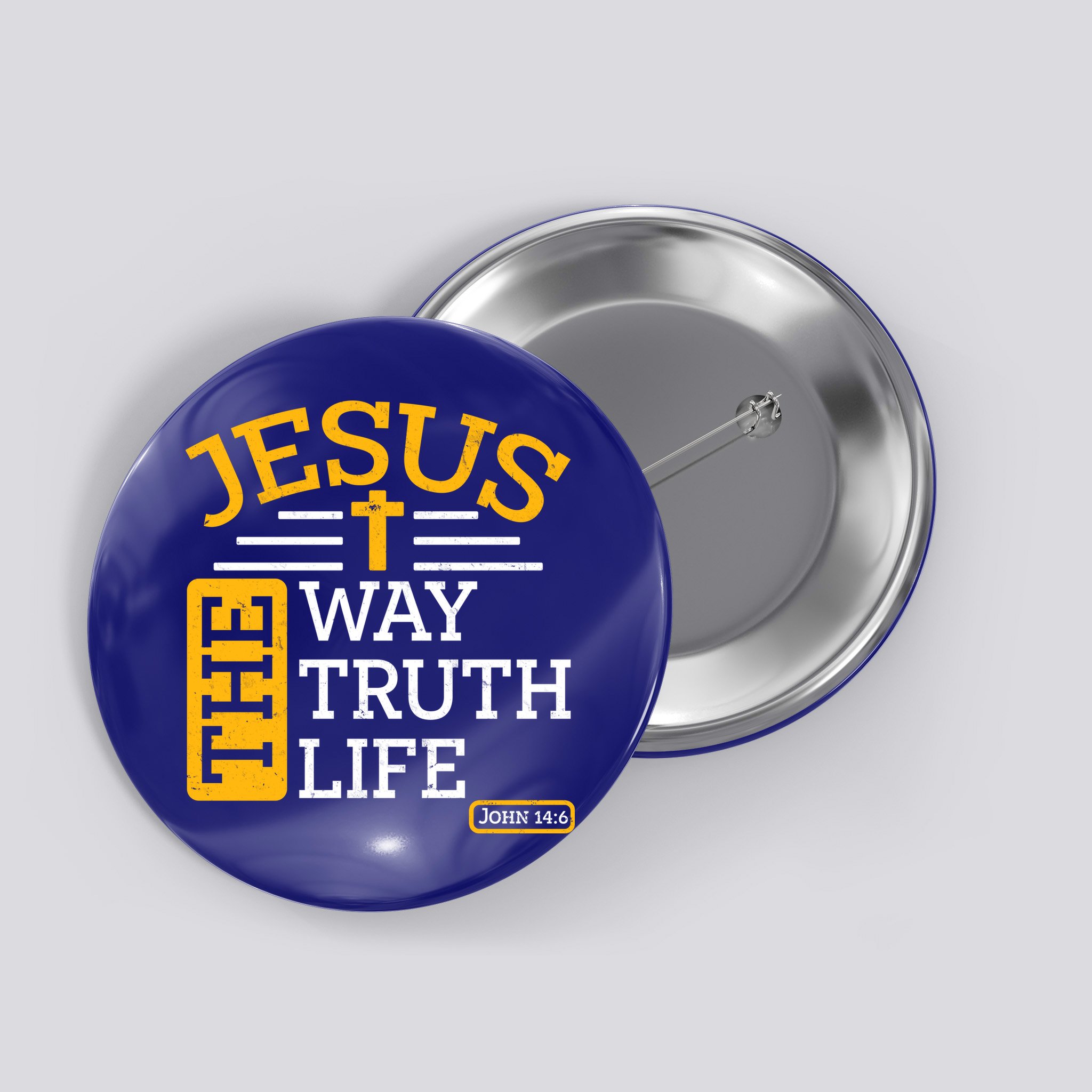 Jesus The Way Truth Life John 14:6 Button