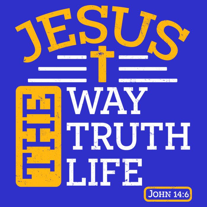 Jesus The Way Truth Life John 14:6 16 in Basic Backpack