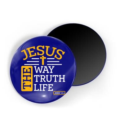 Jesus The Way Truth Life John 14:6 Magnet