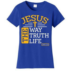 Jesus The Way Truth Life John 14:6 Women's T-Shirt