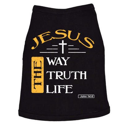 Jesus The Way Truth Life Christian Doggie Tank