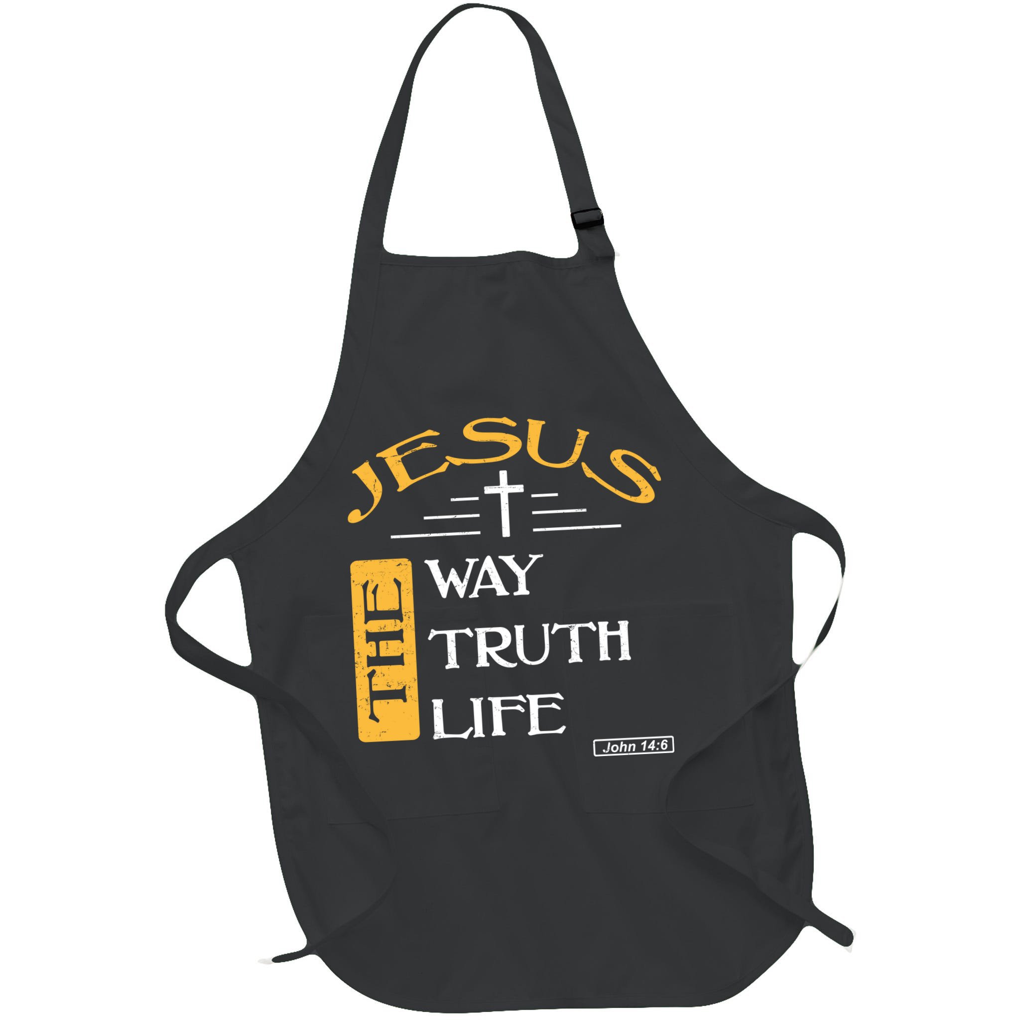 Jesus The Way Truth Life Christian Apron