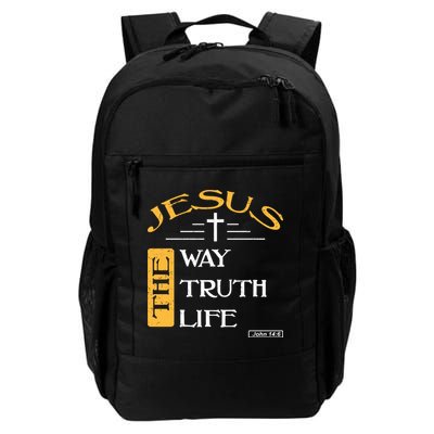 Jesus The Way Truth Life Christian Backpack