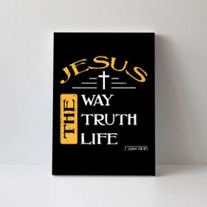 Jesus The Way Truth Life Christian Canvas