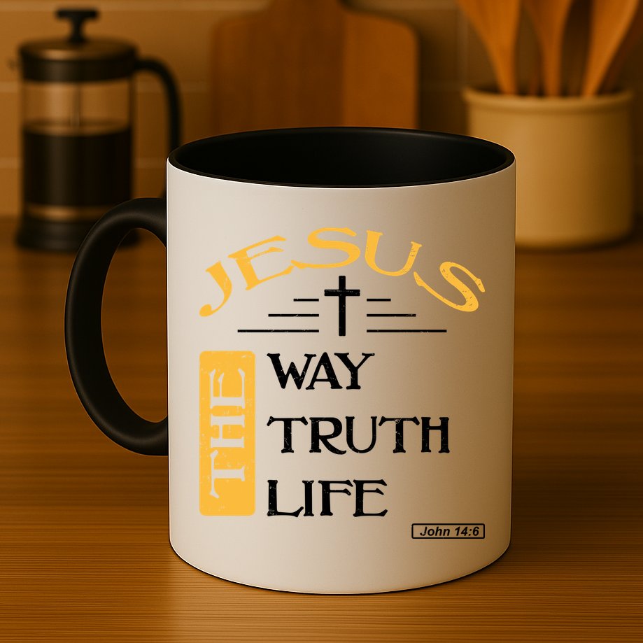 Jesus The Way Truth Life Christian Mug
