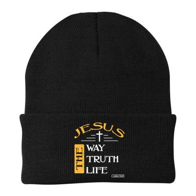 Jesus The Way Truth Life Christian Beanie